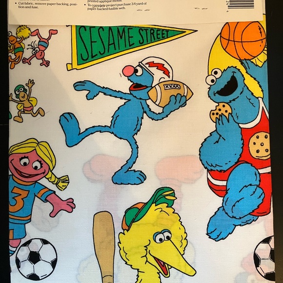 Sesame Street Characters No Sew Appliqués - Picture 3 of 5